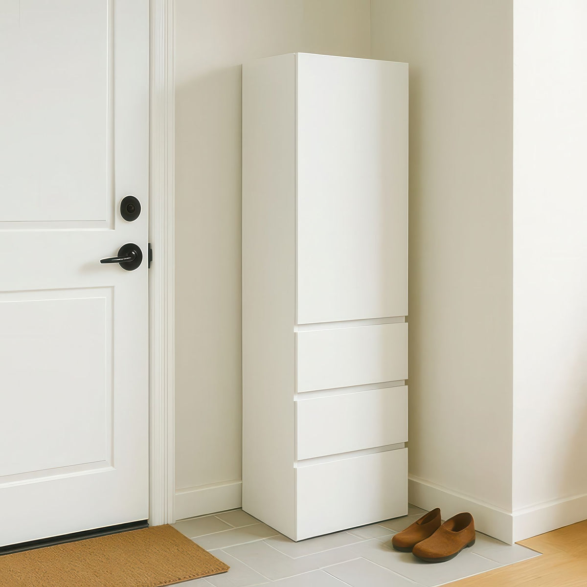 Elise Slim Modular Closet Cabinet with Drawers