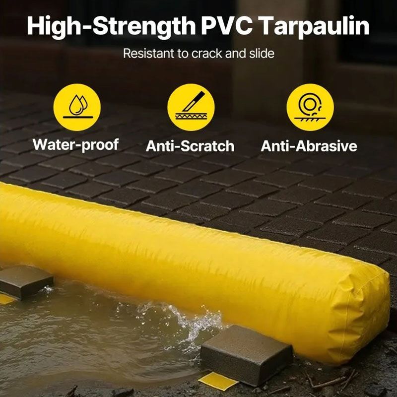 Reusable Flood Barrier for Doors and Garages