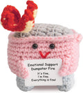 Emotional Support Crochet Dumpster Fire