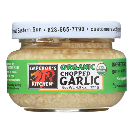 Organic Chopped Garlic - Jar (Case of 12)
