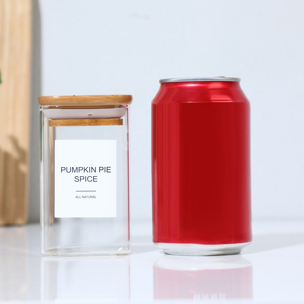 Coordinated Spice Jar and Pantry Label Set