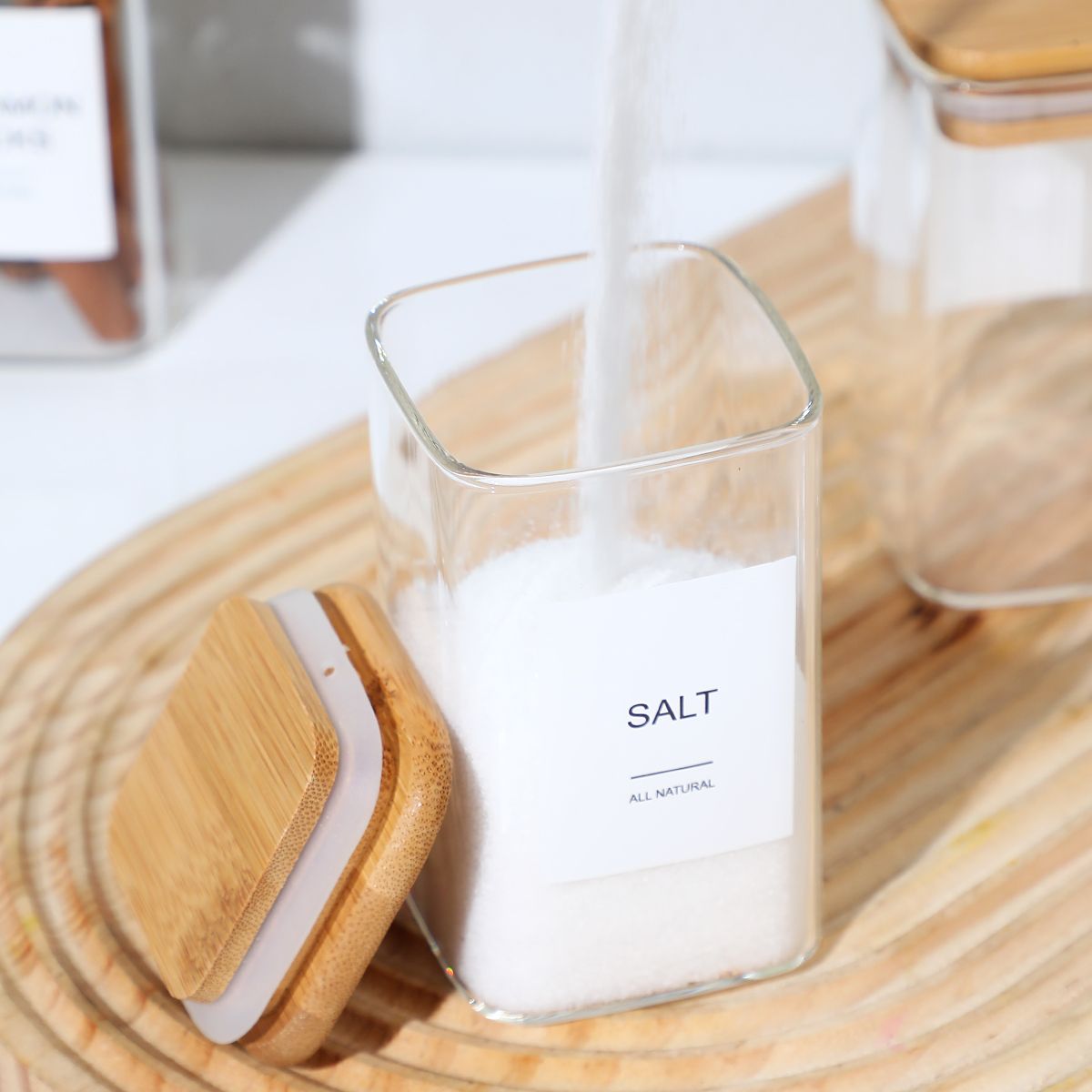 Coordinated Spice Jar and Pantry Label Set