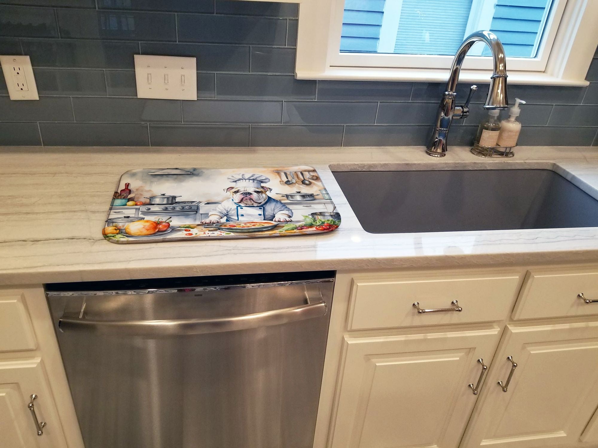 Absorbent Dish Drying Mat for Kitchen Counter