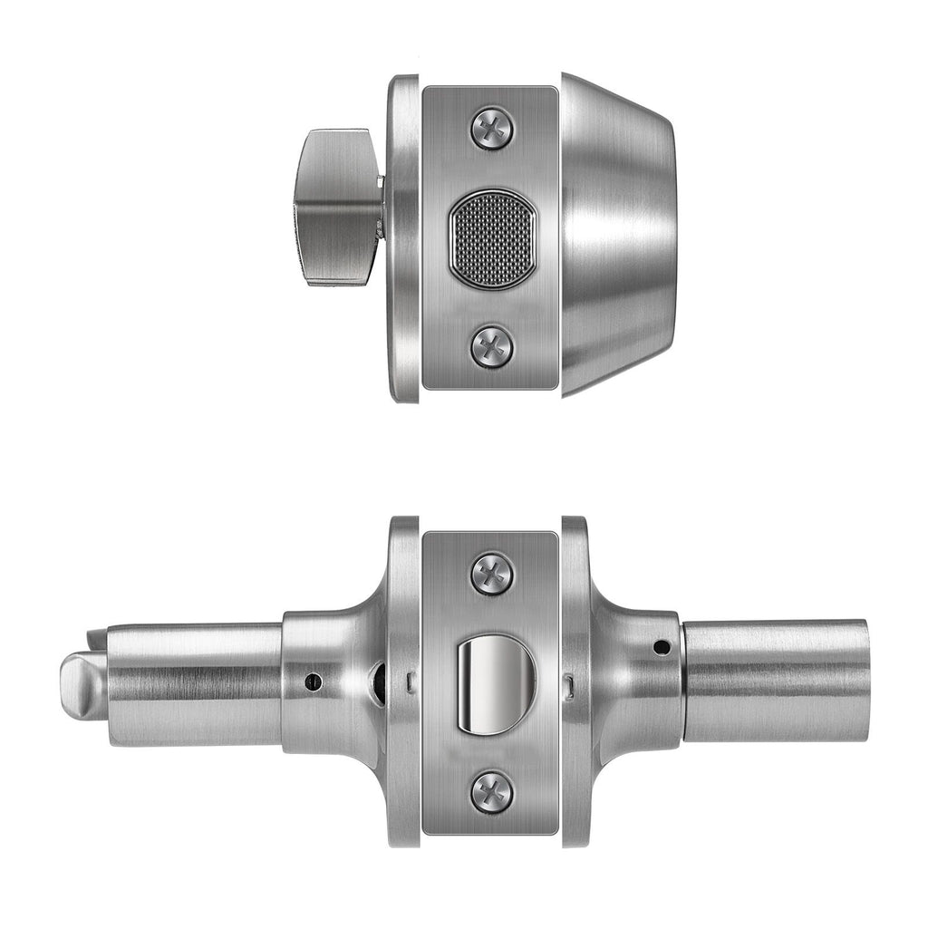 Keyed Alike Entry Door Locksets with Deadbolt, 5-Pack Satin Nickel Combo for Front Entrance