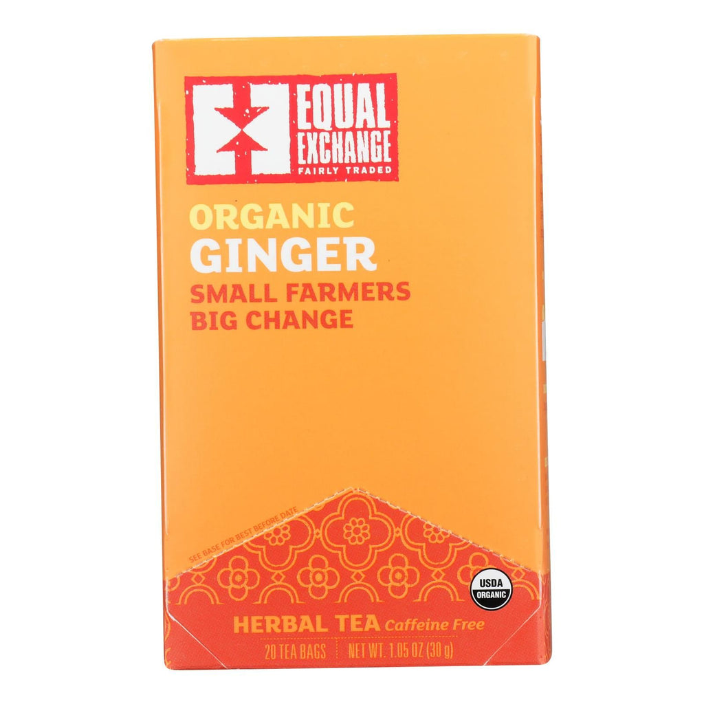 Equal Exchange Ginger Tea for a Warming Cup