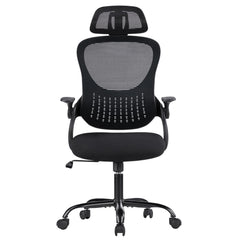 Ergonomic Mesh High Back Office Chair with Headrest and Flip-up Armrests