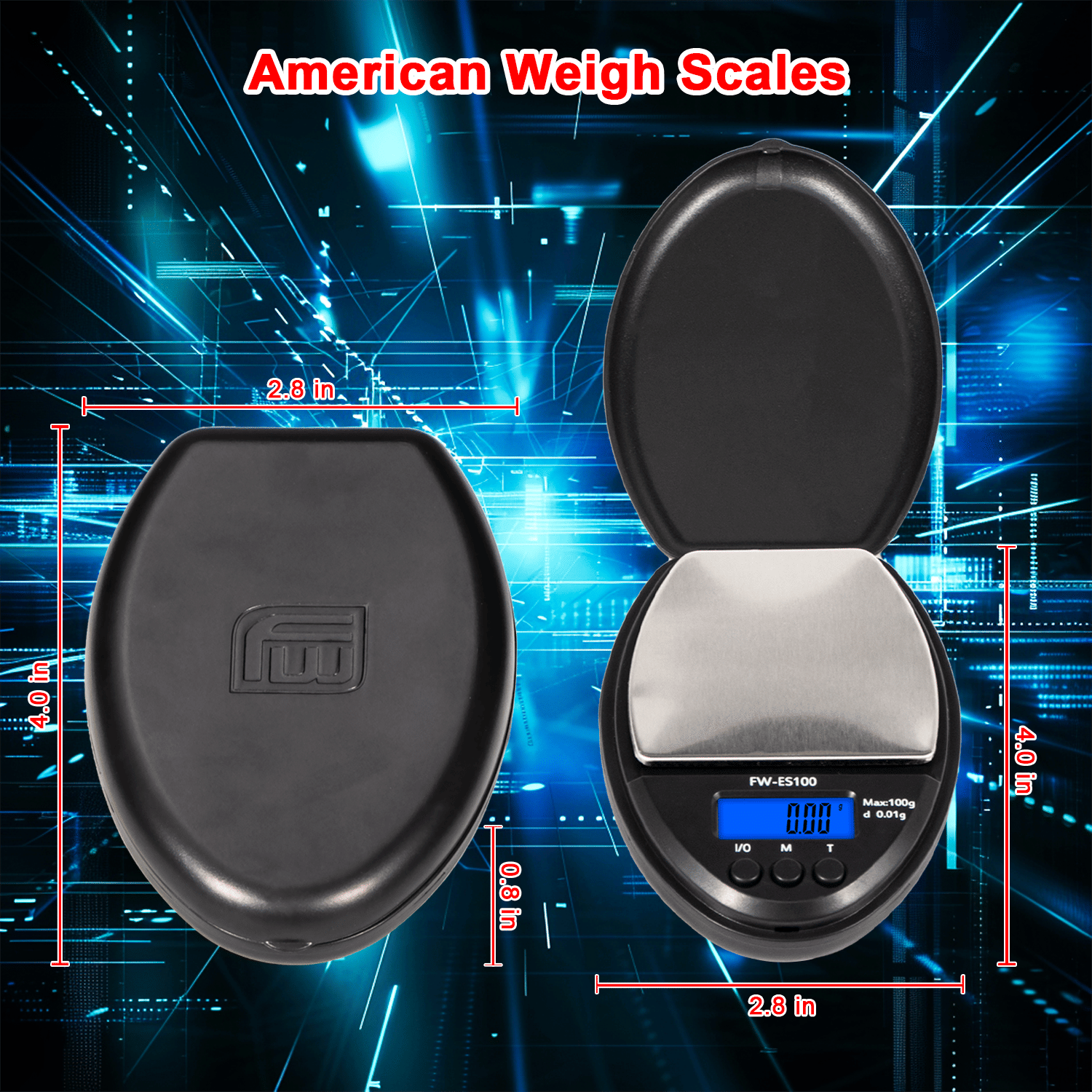 ES100g Compact Digital Pocket Scale