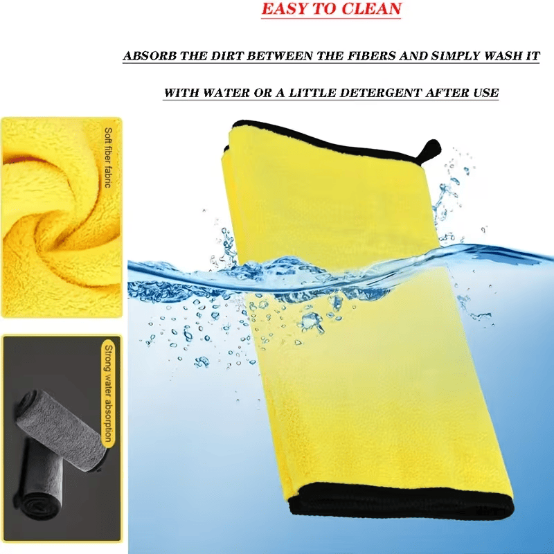Ultra-Fine Car Cleaning Towel for Routine Detailing