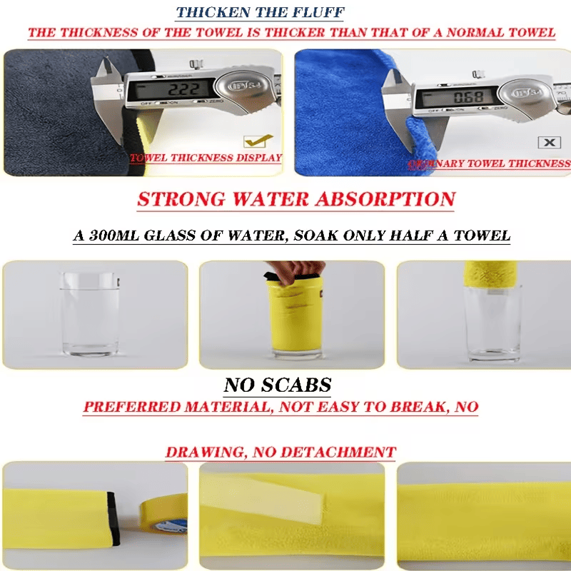 Ultra-Fine Car Cleaning Towel for Routine Detailing