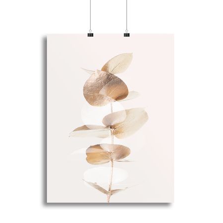 Eucalyptus Creative Gold 04 Canvas Print or Poster