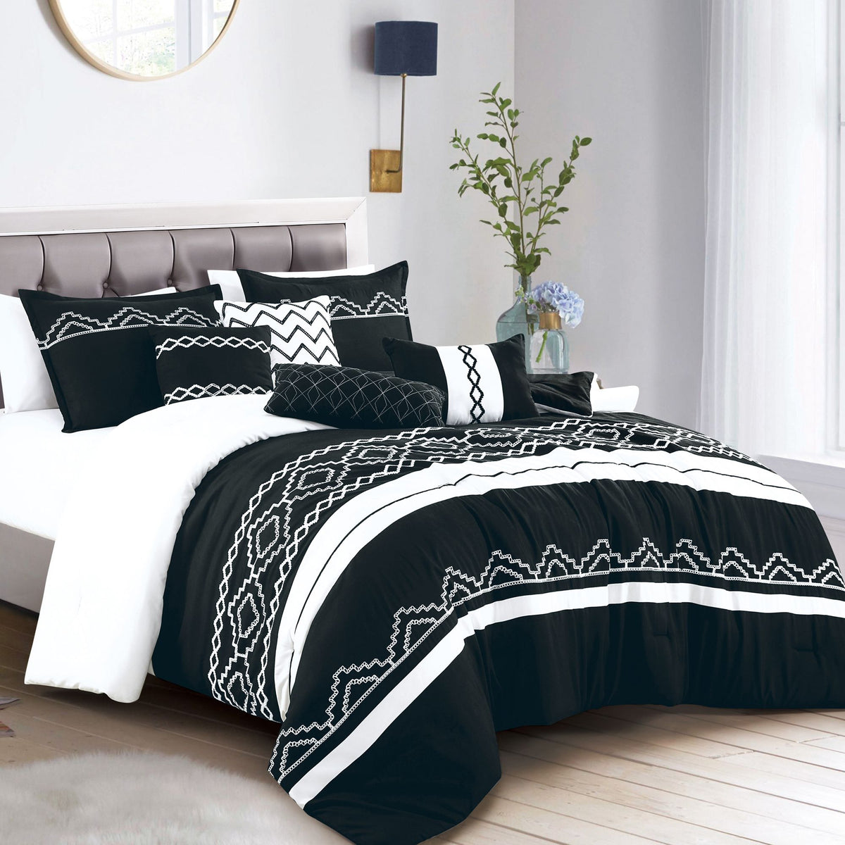 Euzebia 7-Piece Comforter Set – Complete Bedding Solution
