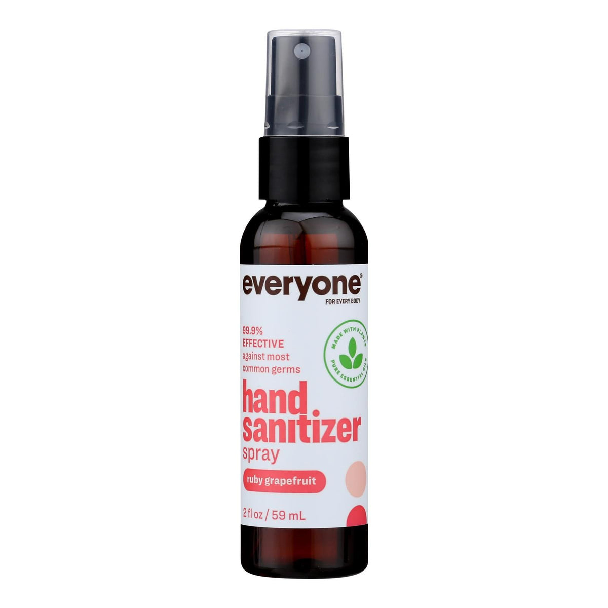 Everyone Hand Sanitizer, Ruby Grapefruit, 2 fl (Pack of 6)
