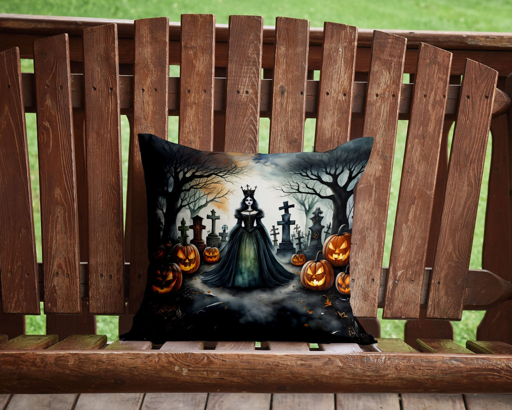 Evil Queen Spooky Halloween Decorative Pillow