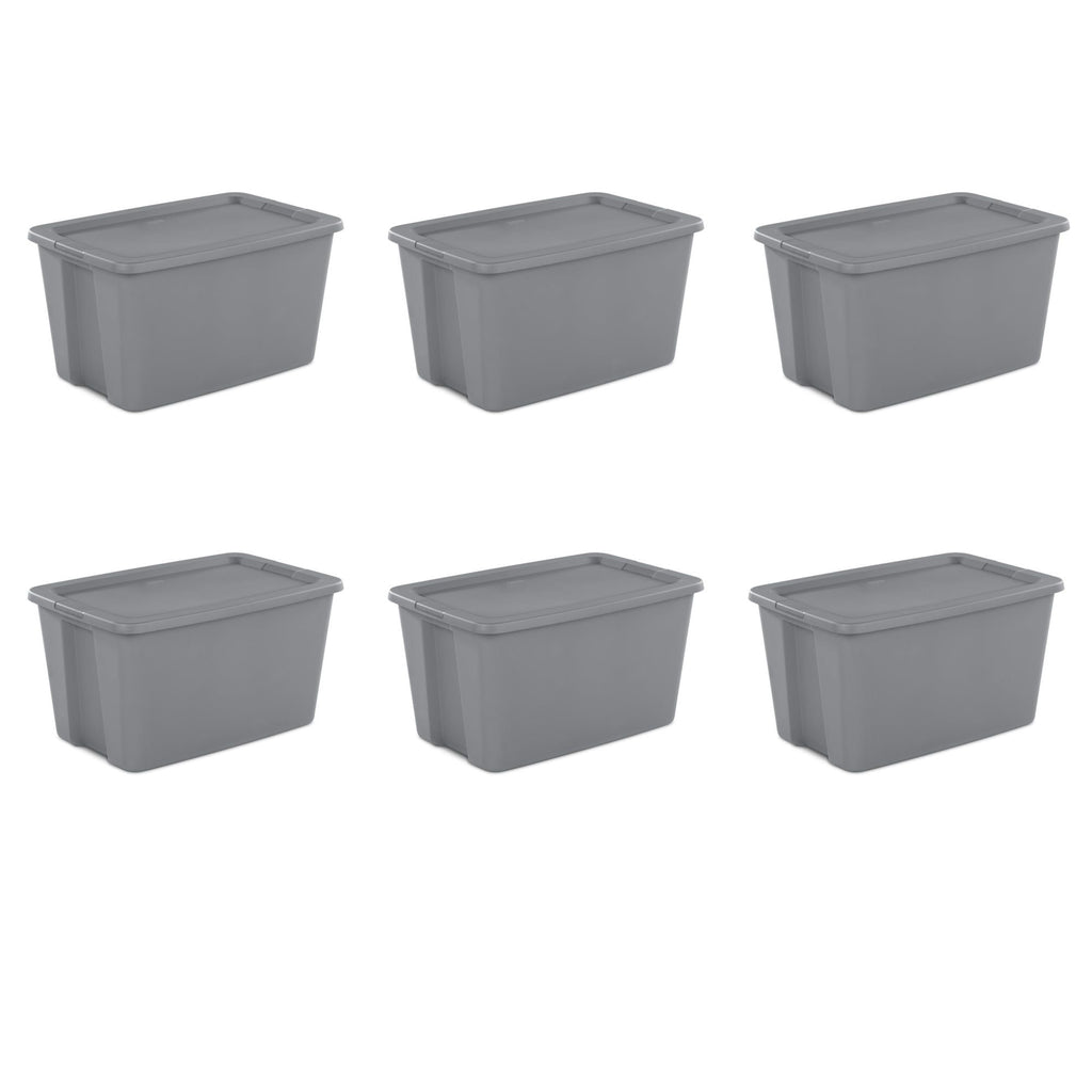 Stackable Storage Bins with Snap-On Lids for Bedding and Gear