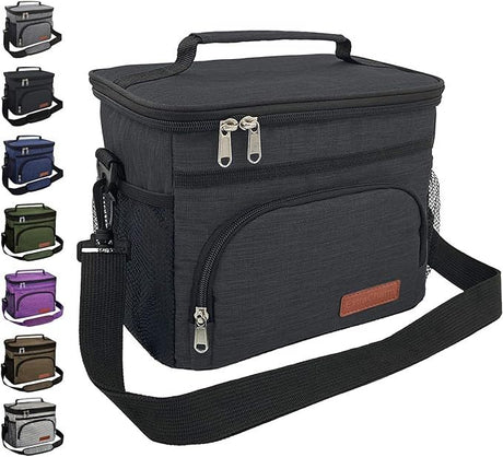 Spacious Lunch Bag for Meals, Snacks, and Drinks