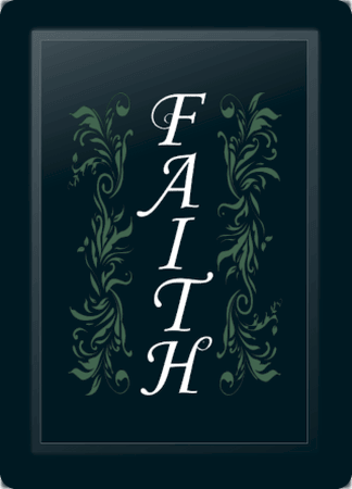 Faith Floral Vertical Sage Embroidered Logo Panel