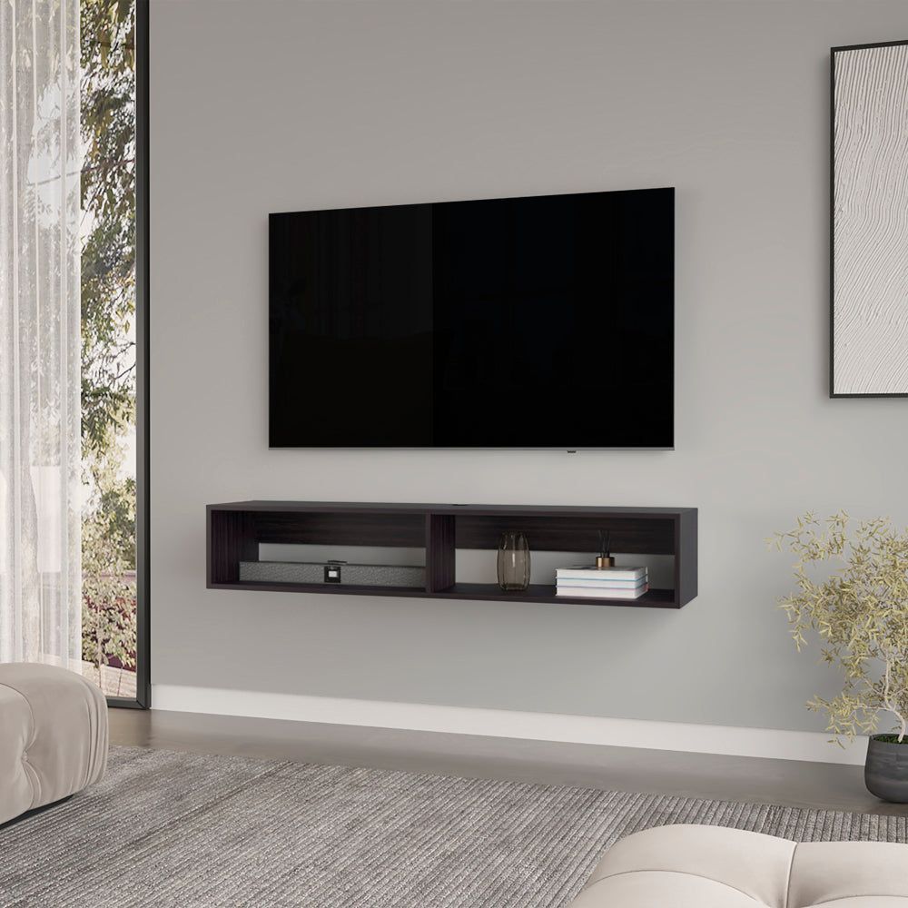 Fallston Floating TV Stand – Sleek Wall-Mounted Storage with Cord Management