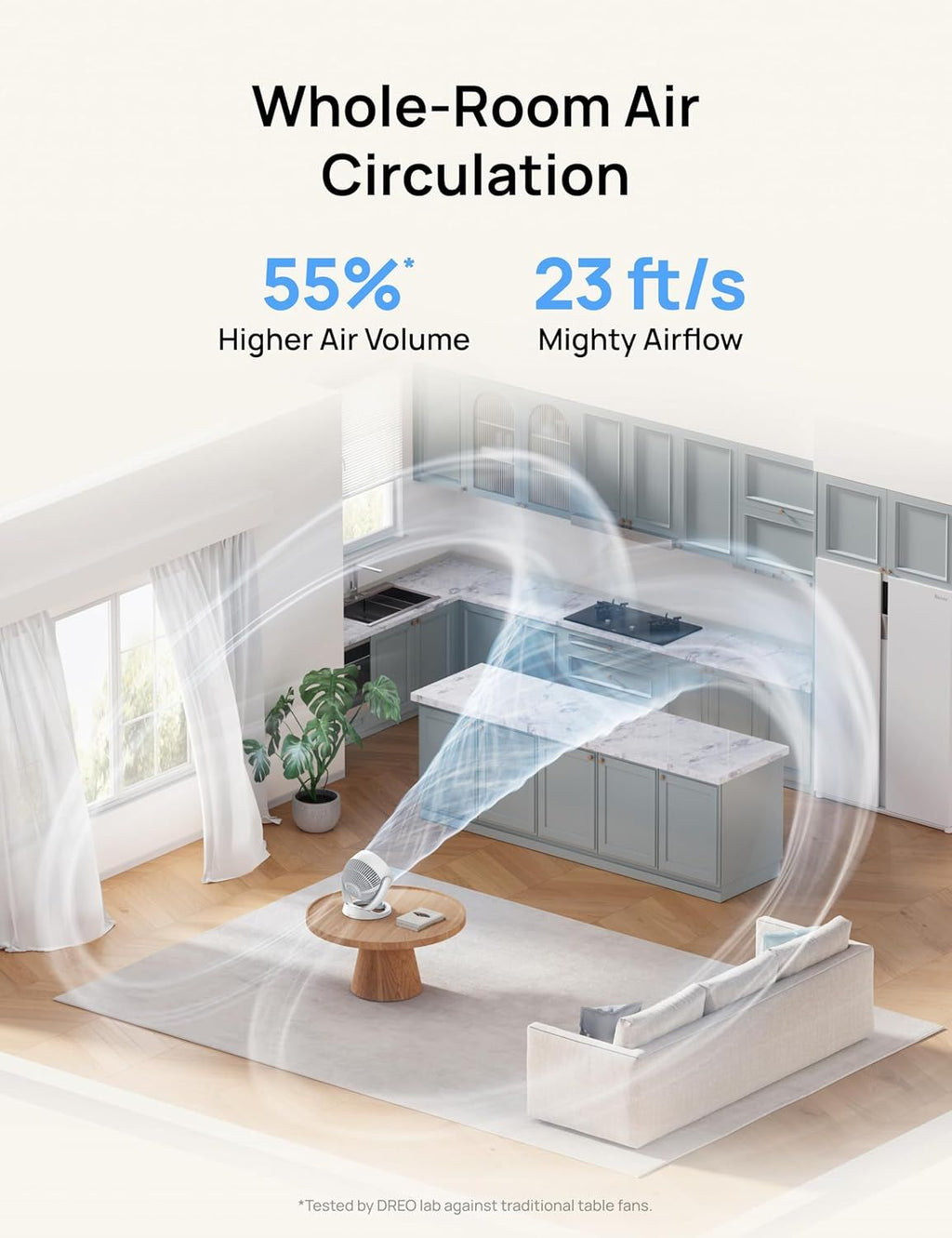 Table Air Circulator Fan for Everyday Indoor Use