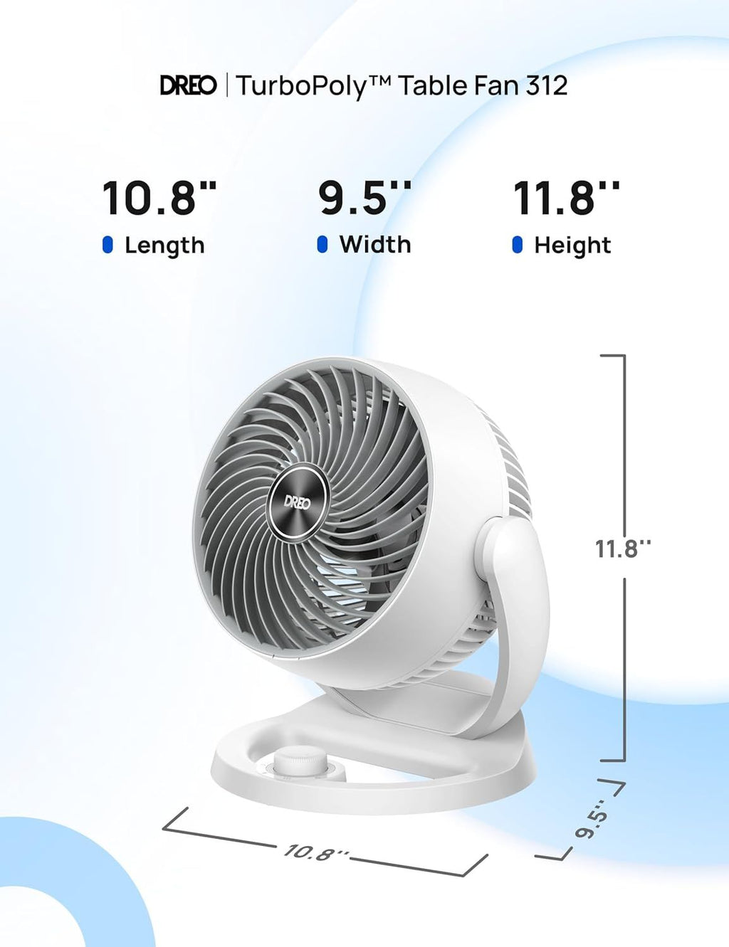 Table Air Circulator Fan for Everyday Indoor Use