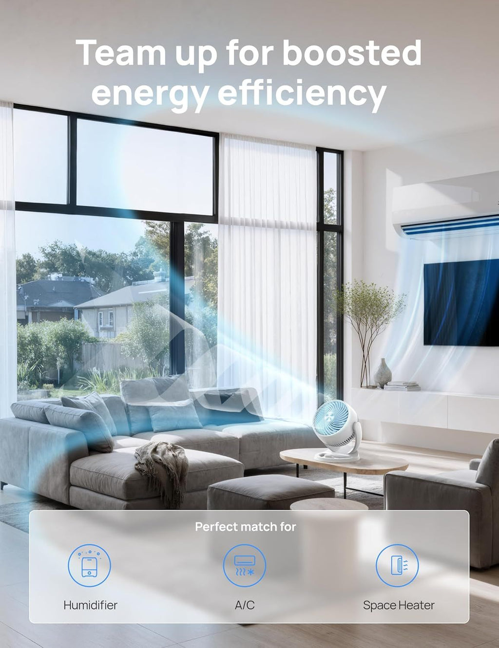 Table Air Circulator Fan for Everyday Indoor Use