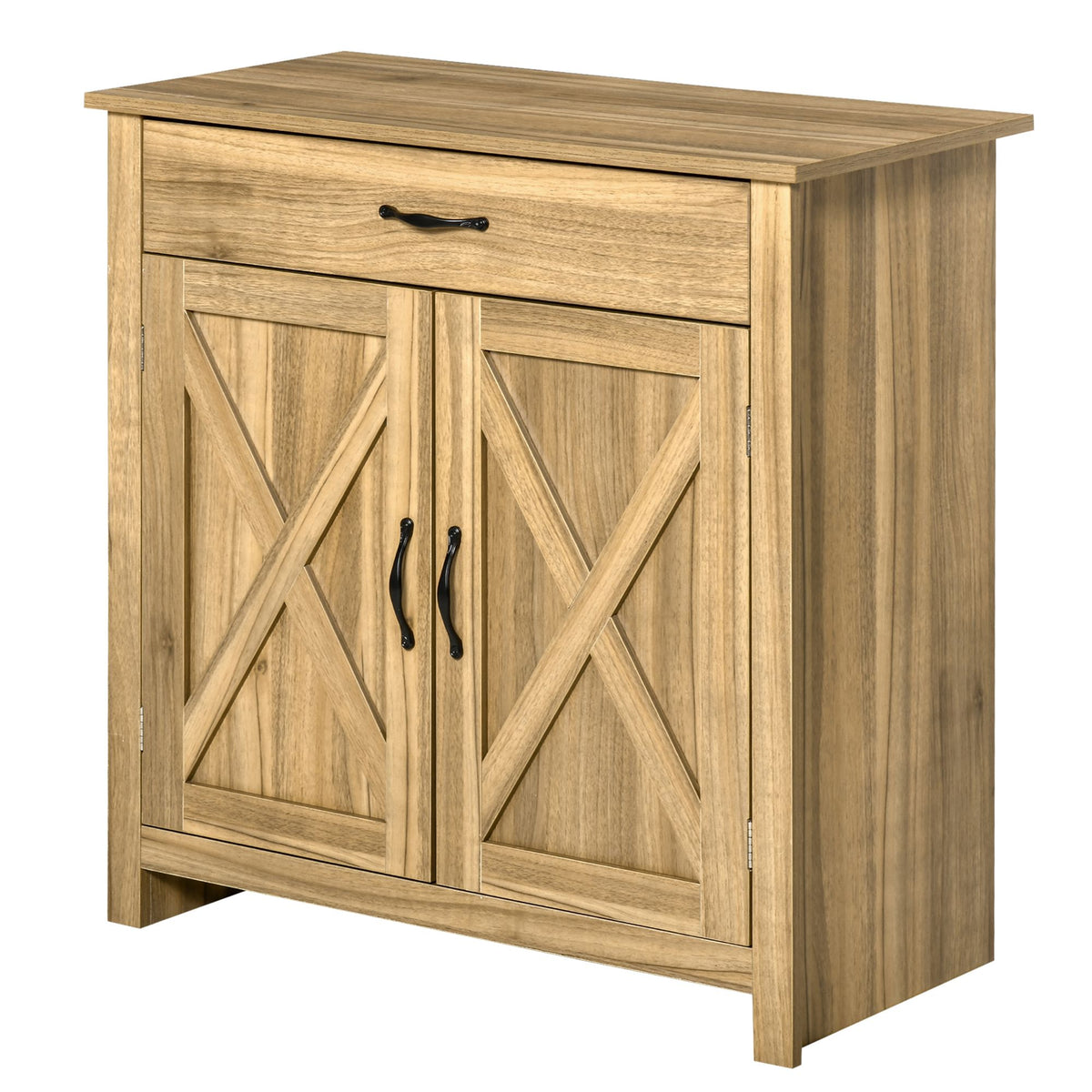 Farmhouse Buffet Cabinet with Barn Doors