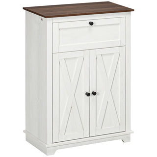 Farmhouse Sideboard Storage Cabinet, Doors and Drawer, for Kitchen, Living Room