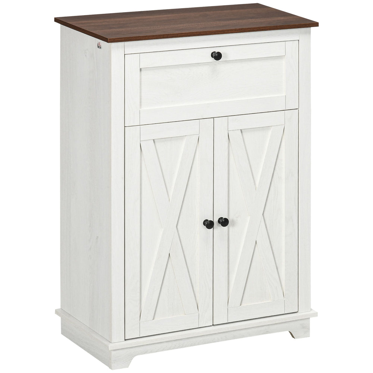 Farmhouse Sideboard Storage Cabinet, Doors and Drawer, for Kitchen, Living Room