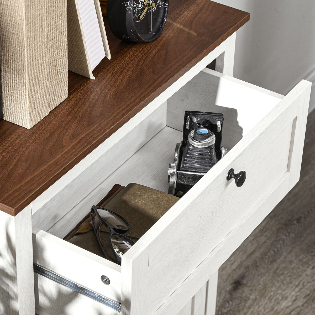 Farmhouse Sideboard Storage Cabinet, Doors and Drawer, for Kitchen, Living Room
