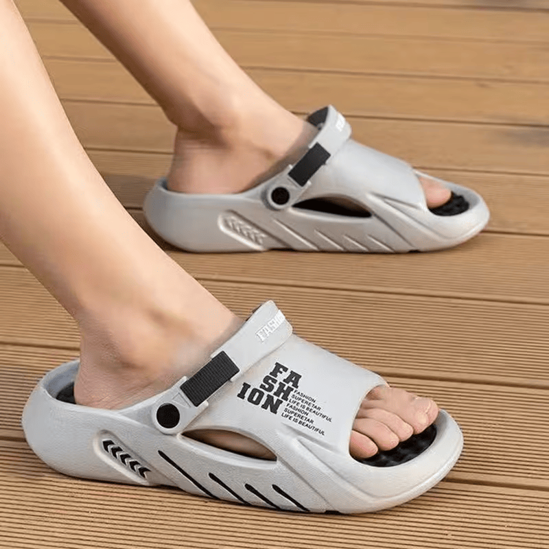 Men's Thick-Soled Casual Clog Slippers
