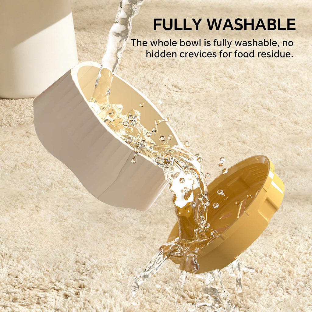 Dual Food and Water Bowl Set with Nonslip Base