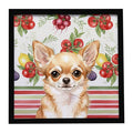 Fawn Chihuahua Vegetable Framed Wall Art