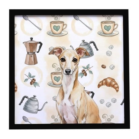 Fawn Italian Greyhound Coffee Bar Wall Art