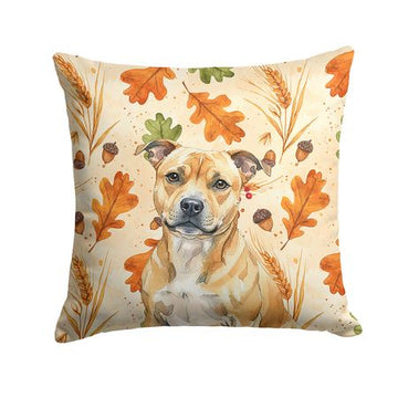 Staffordshire Bull Terrier Heirloom Fall Accent Pillow