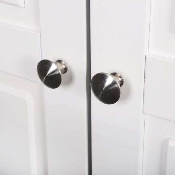 Double Door Five-Tier Storage Cabinet for Tidy Closet Organization