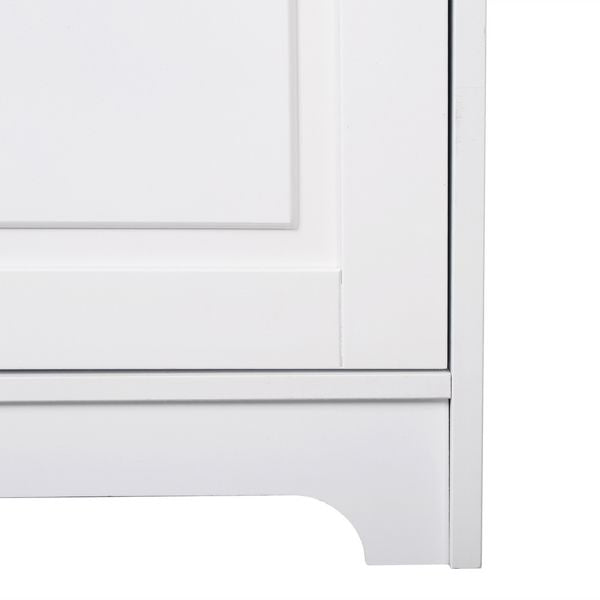 Double Door Five-Tier Storage Cabinet for Tidy Closet Organization