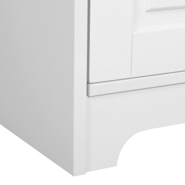 Double Door Five-Tier Storage Cabinet for Tidy Closet Organization