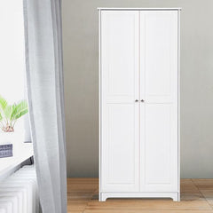 Double Door Five-Tier Storage Cabinet for Tidy Closet Organization