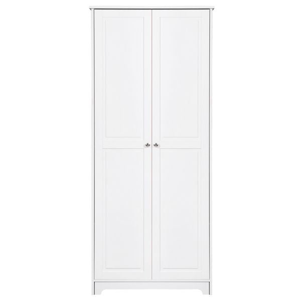 Double Door Five-Tier Storage Cabinet for Tidy Closet Organization