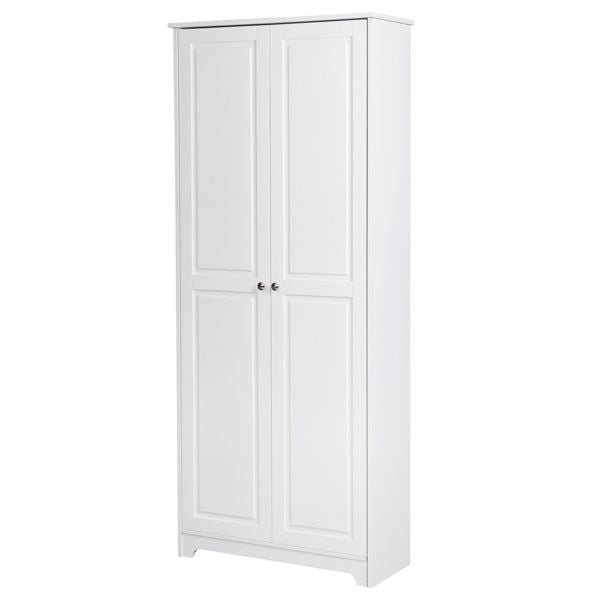 Double Door Five-Tier Storage Cabinet for Tidy Closet Organization