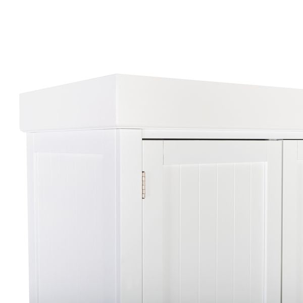 Double Door Five-Tier Storage Cabinet – Organize Clothes Efficiently