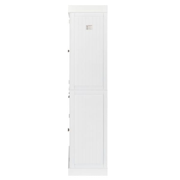 Double Door Five-Tier Storage Cabinet – Organize Clothes Efficiently