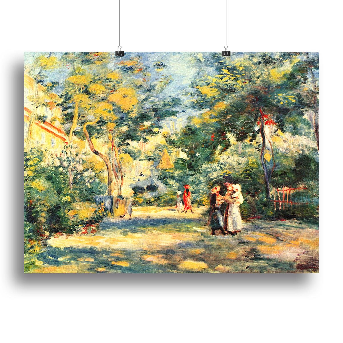 Renoir Figures in the Garden Wall Art