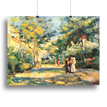 Renoir Figures in the Garden Wall Art