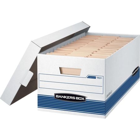 Fast-Fold File Storage Boxes with Locking Lids