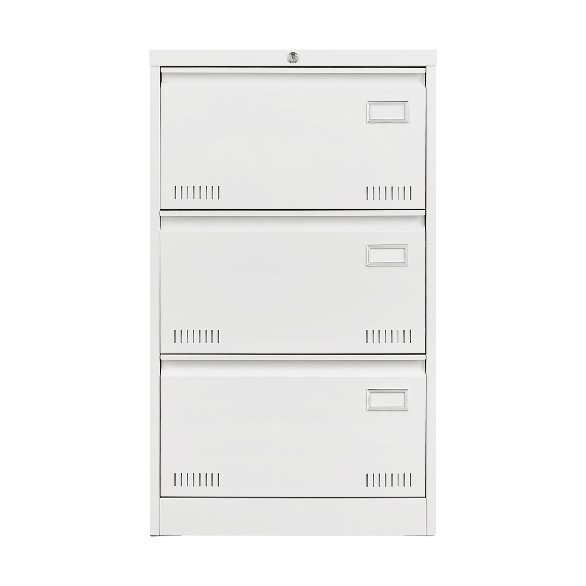 Three-Drawer Locking Lateral File Cabinet