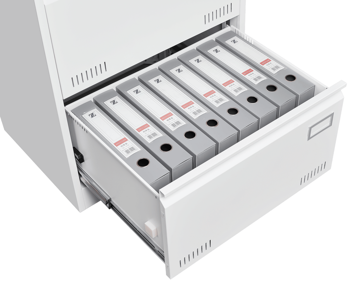 Three-Drawer Locking Lateral File Cabinet