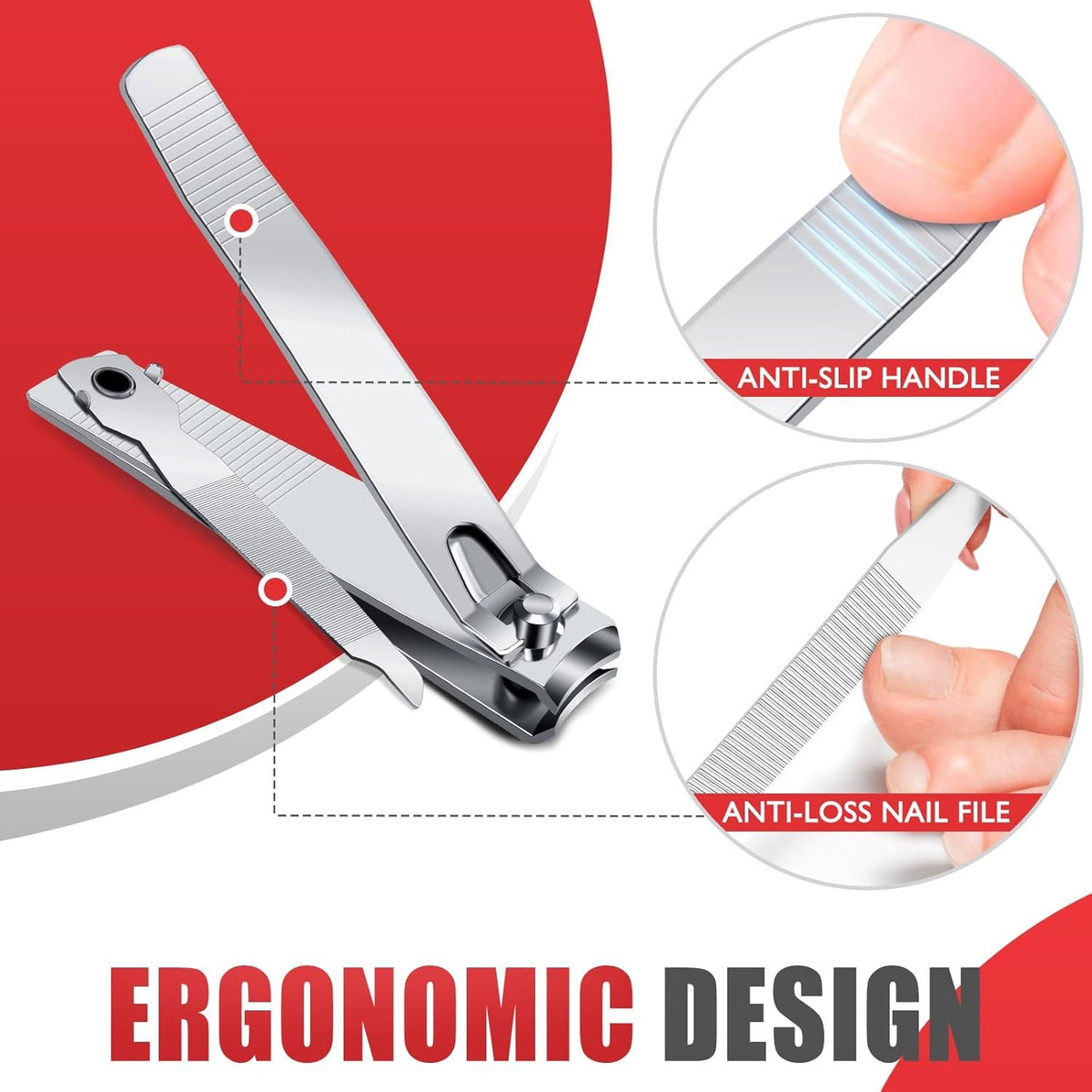Eight-Piece Nail Clipper Set with Files