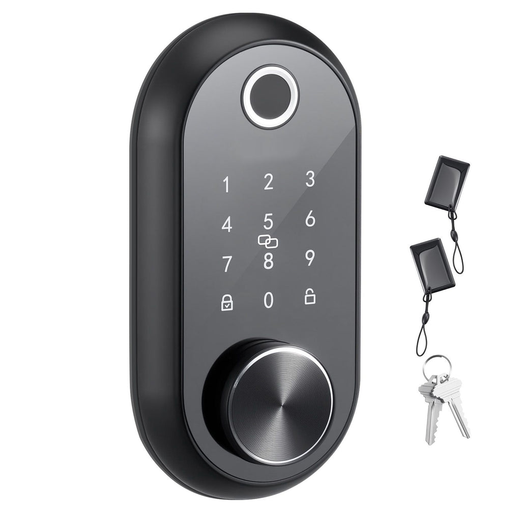 Keyless Fingerprint Door Lock with Touchscreen and Auto-Lock