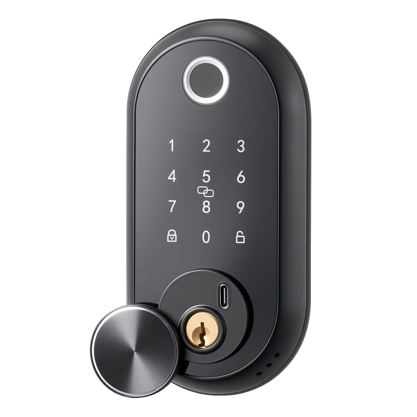 Fingerprint Door Lock Set – Keyless Entry with Auto-Lock and Anti-Peeking