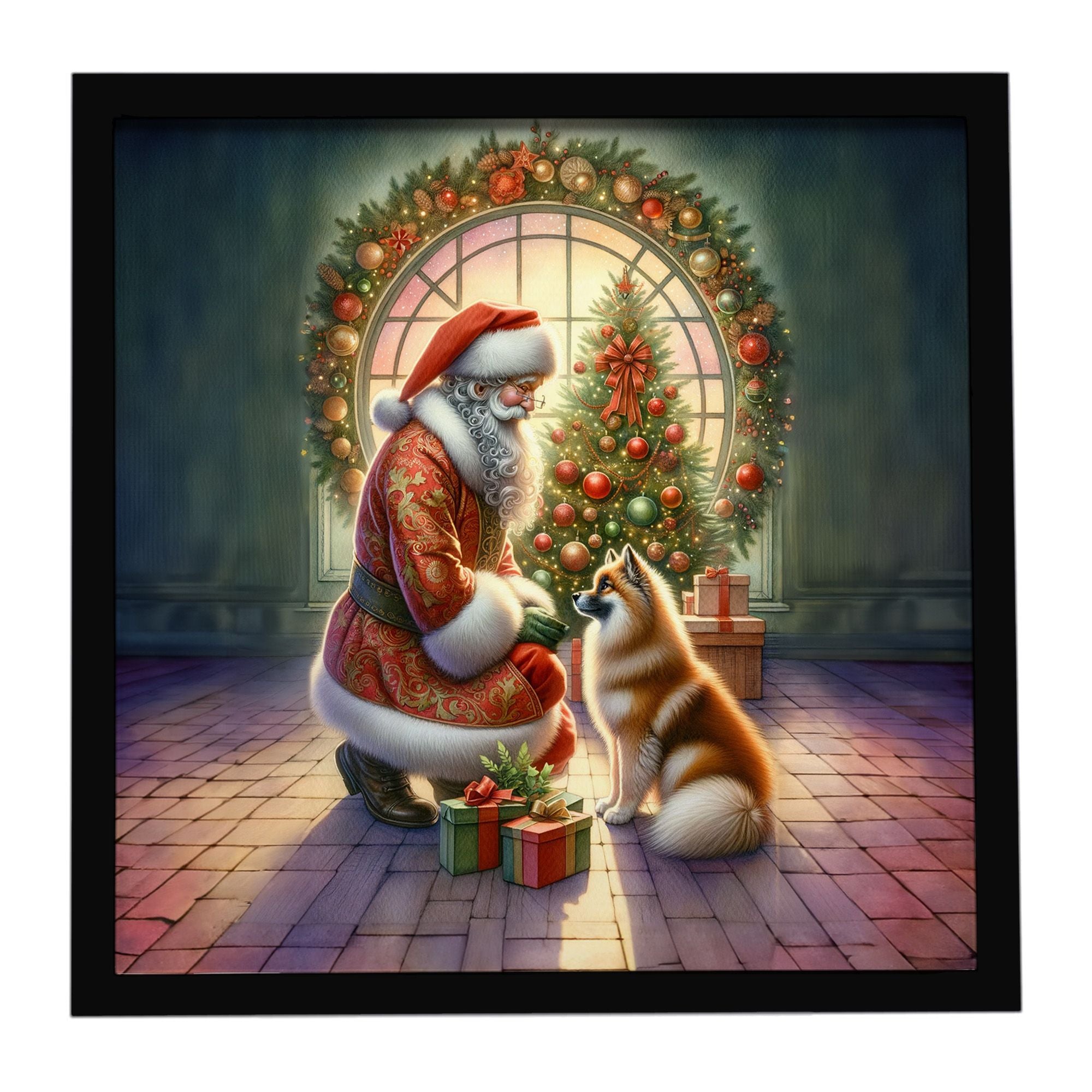 Framed Metal Print Wall Art – Square, Ready to Hang, Glass-Free